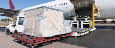 Loading,Platform,Of,Air,Freight,To,The,Aircraft