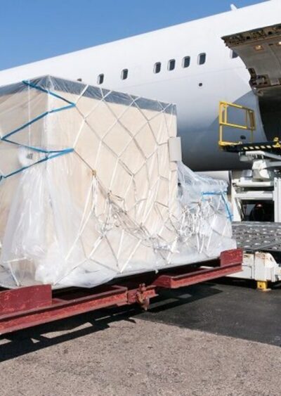 Loading,Platform,Of,Air,Freight,To,The,Aircraft